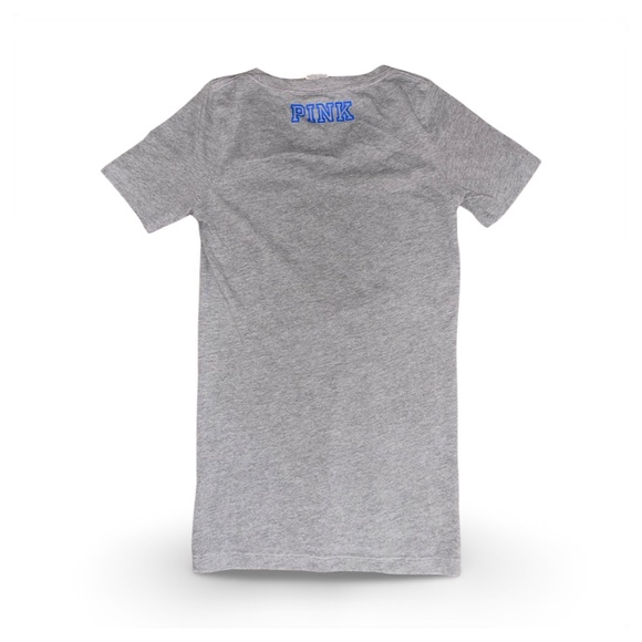 University of Kansas Jayhawks Gameday Tee by 5th & Ocean / PINK: XS: Rock Chalk - Picture 2 of 5